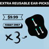3 x Extra Reusable Ear-picks